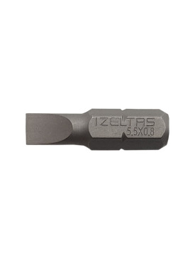 BİTS UÇ 08X5.5 25 MM DÜZ İZELTAŞ