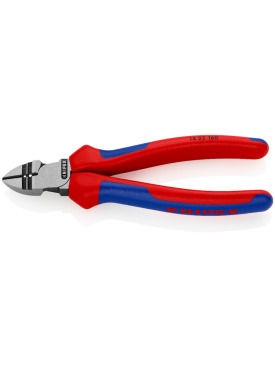 KNIPEX 14 22 160 Sıyırıcılı Yan Keski Kırmızı Mavi 16 mm
