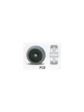 TEKER DÖNER 75*25 TABLALI PVC PCM GRİ İTHAL