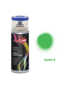SPREY BOYA 400.ML ORTA YEŞİL AKRİLİK RAL 6018 AMBRO-SOL İTALY