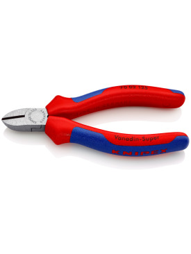 KNIPEX 70 02 125 Yan Keski Kırmızı Lacivert 125 mm