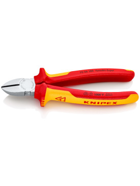 KNIPEX 70 02 140 Yan Keski Lacivert Kırmızı 140 mm