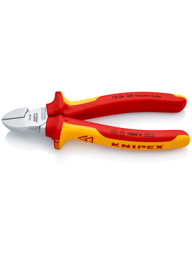 KNIPEX 70 06 160 Yan Keski Sarı-Kırmızı 160 mm