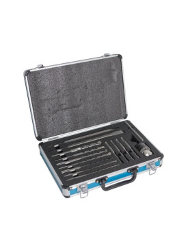 71174D MAKİTA SDS PLUS MATKAP UCU + MURÇ + KESKİ + MANDREN + 17 PARÇA SET