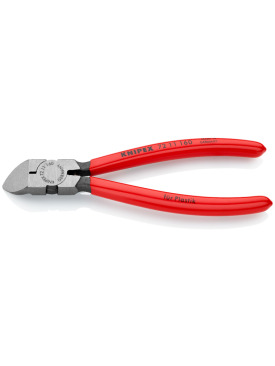 KNIPEX 72 11 160 Yan Keski Plastik için ince izoleli 160 mm
