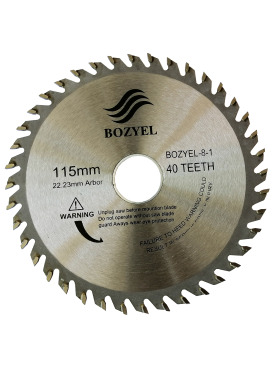 BOZYEL Daire Sunta Kesme 115 mm 40 Diş