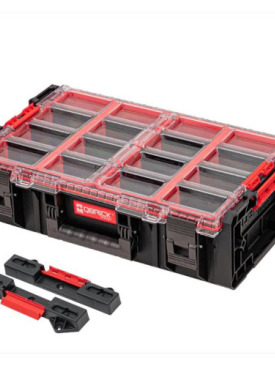 TAKIM ÇANTASI QBRİCK SYSTEM ONE ORGANİZER 2XL 2.0 AD 582x387x172 MM 19,5 LT KIRMIZI SİYAH