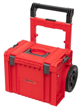 TAKIM ÇANTASI QBRİCK SYSTEM PRO CART 2.0 PLUS RED HD 490x415x660 MM 29 LT ÇEKME KOLLU TEKERLİ KIRMIZI