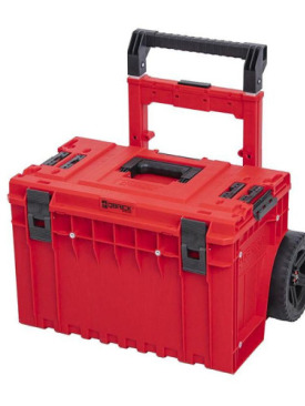 TAKIM ÇANTASI QBRİCK SYSTEM ONE CART 2.0 RED ULTRA HD CUSTOM 641x485x660 MM 52 LT KIRMIZI ÇEKME KOLLU TEKERLİ  