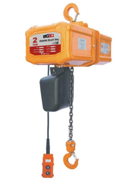 VİNÇ ELEKTRİKLİ 2 TON 6.METRE ZİNCİRLİ 380.V.BIGLIFT SARI 1.KALİTE